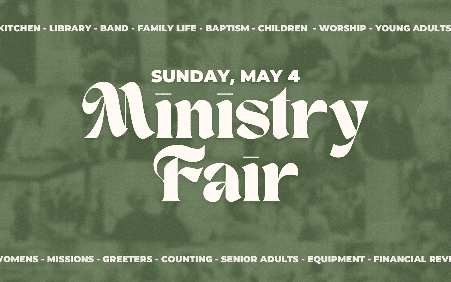 Ministry Graphic church graphic design