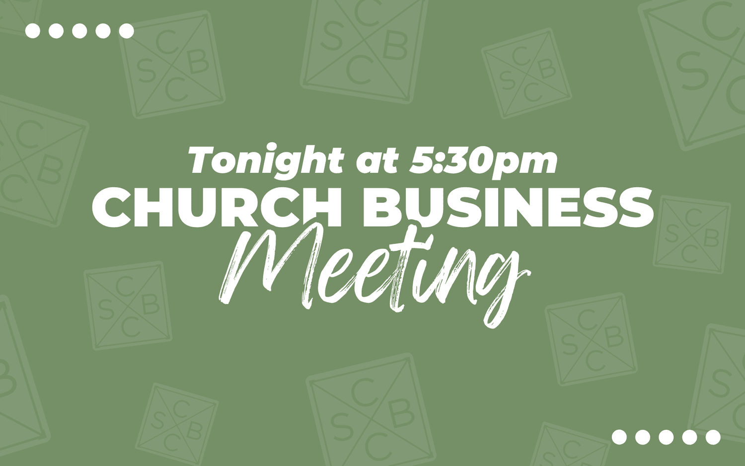 Business Meeting church graphic design