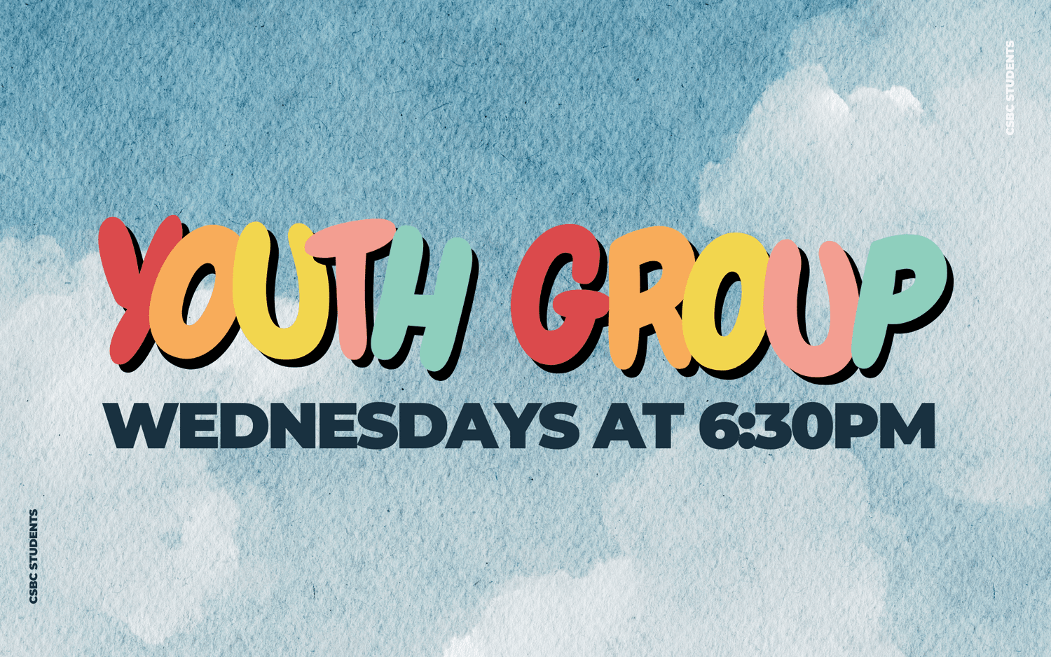 Schedule Changes church graphic design
